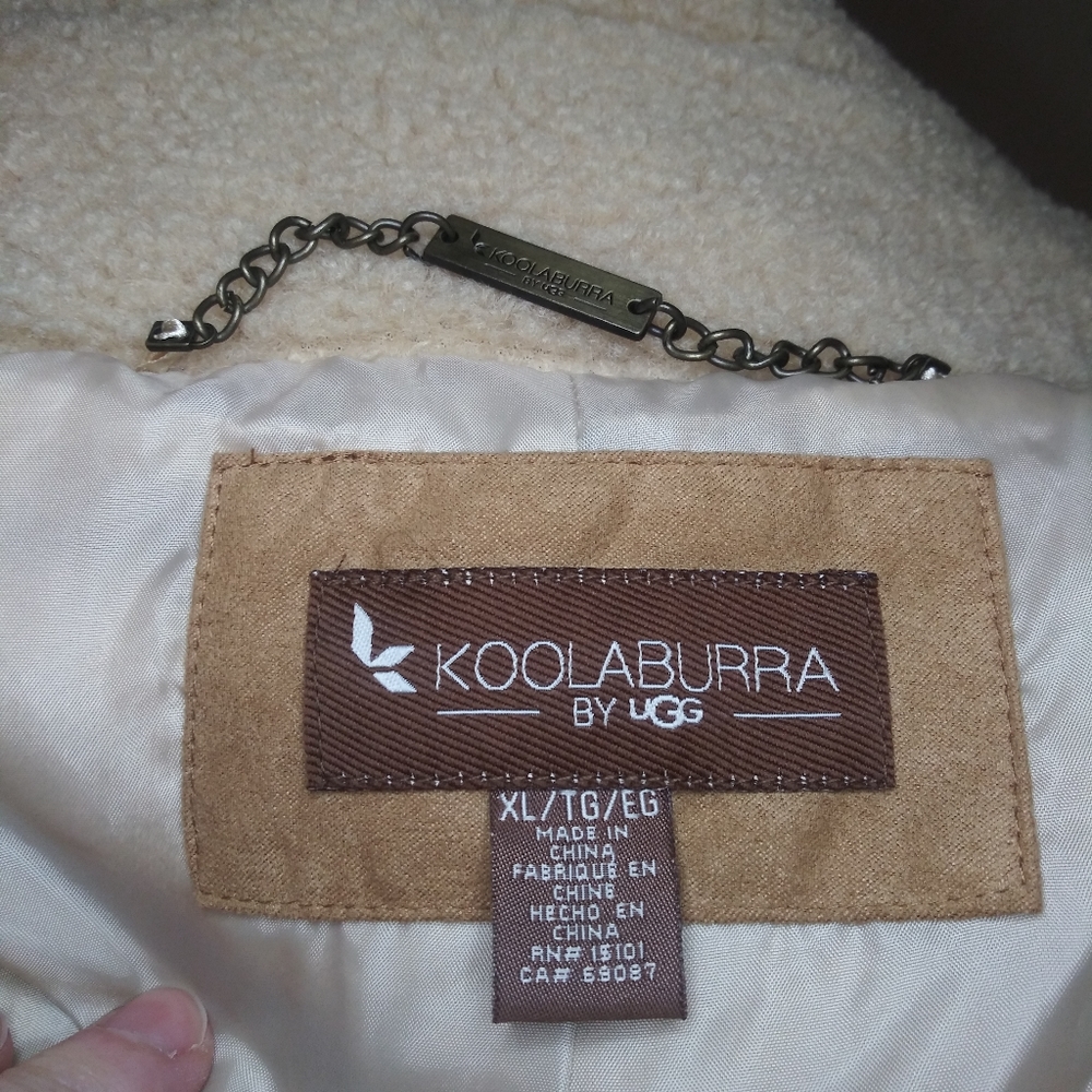 Koolaburra By UGG Doe Tan Relaxed Sherpa Shacket - Picture 12 of 16
